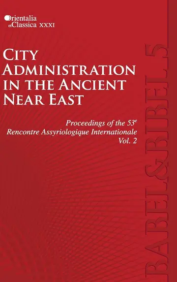 Cover of Proceedings of the 53th Rencontre Assyriologique Internationale