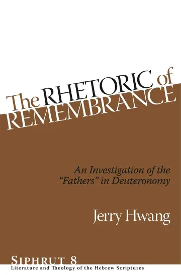 Cover of The Rhetoric of Remembrance