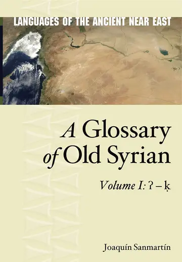 Cover of A Glossary of Old Syrian