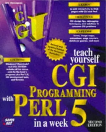 Cover of Teach Yourself CGI Programming with Perl 5 in a Week