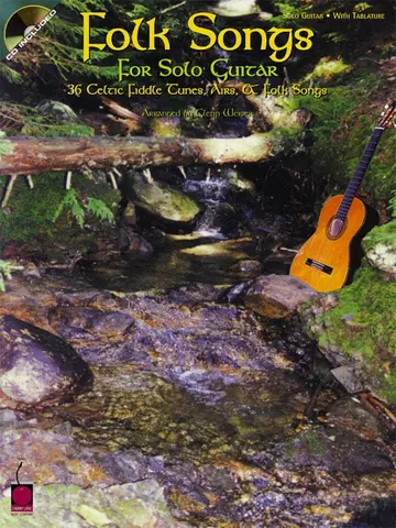 Cover of Folk Songs for Solo Guitar
