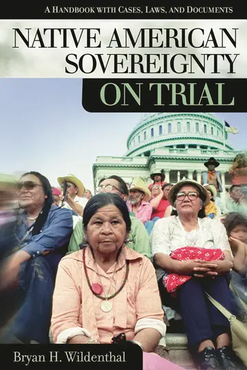 Cover of Native American Sovereignty on Trial