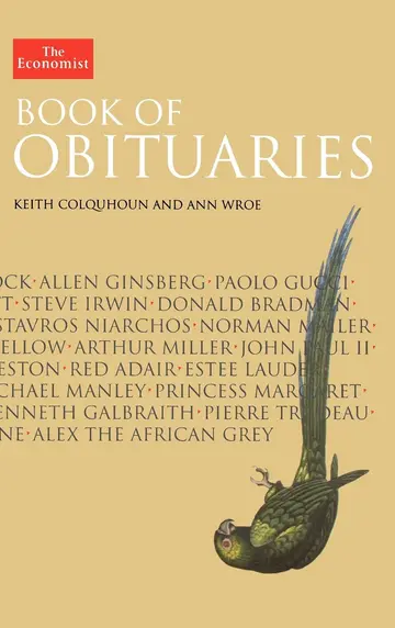 Cover of The Economist Book of Obituaries