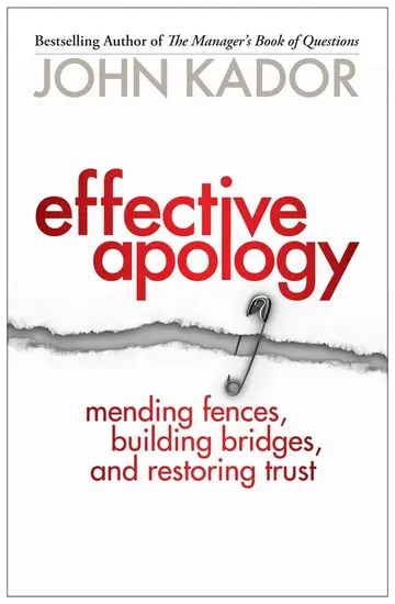 Cover of Effective Apology