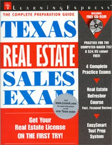 Cover of Texas Real Estate Sales Exam