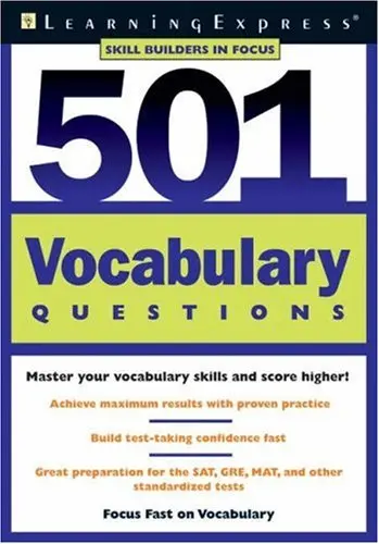 Cover of 501 Vocabulary Questions