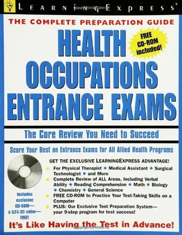 Cover of Health Occupations Entrance Exam
