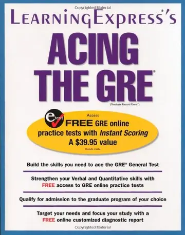 Cover of Acing the Gre Exam