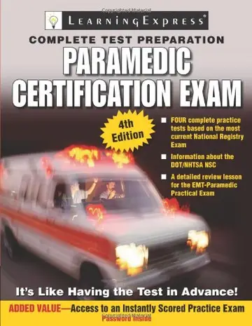 Cover of Paramedic Certification Exam