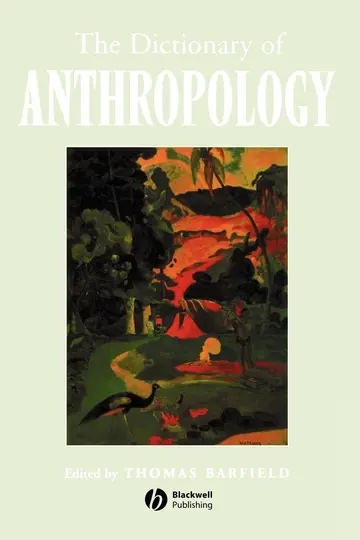 Cover of The Dictionary of Anthropology