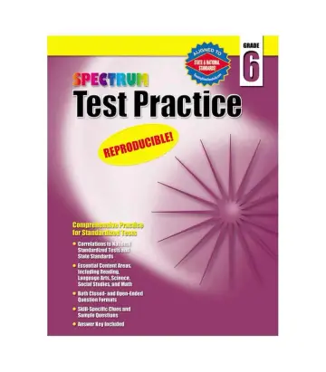 Cover of Spectrum Test Practice Grade 6 (Spectrum (McGraw-Hill))