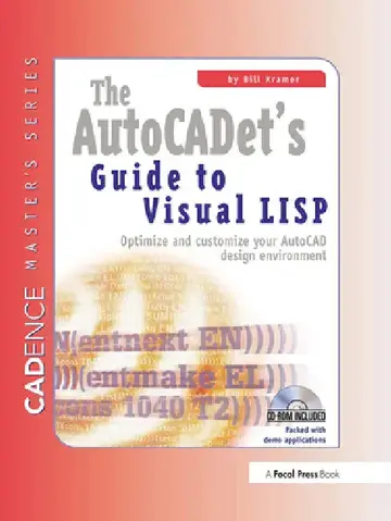 Cover of The Autocadet's Guide to Visual LISP [With CDROM]