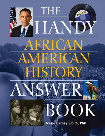 Cover of The Handy African American History Answer Book