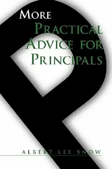 Cover of More Practical Advice for Principals
