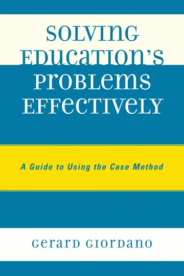 Cover of Solving Education's Problems Effectively