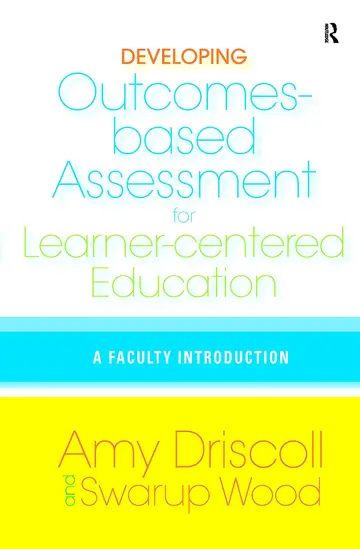 Cover of Developing Outcomes-Based Assessment for Learner-Centered Education