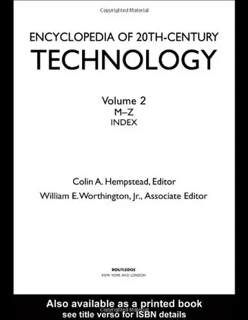 Cover of Encyclopedia of 20Th-Century Technology
