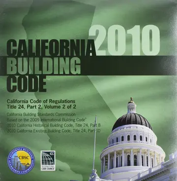 Cover of California Building Code 2010