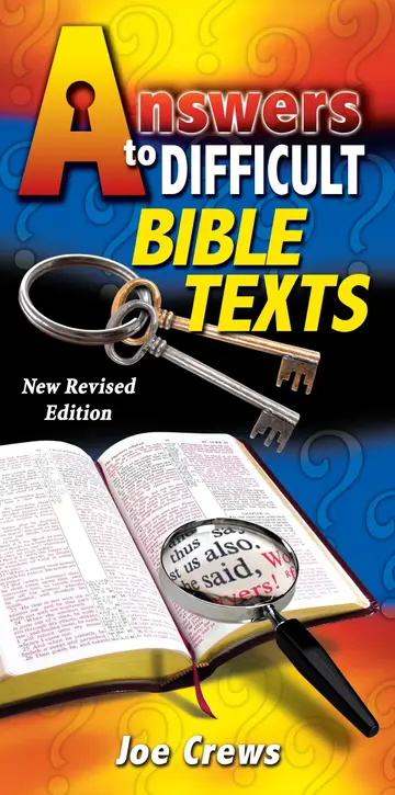 Cover of Answers to Difficult Bible Texts