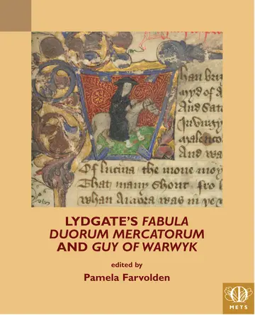 Cover of Lydgate's Fabula Duorum Mercatorum and Guy of Warwyk