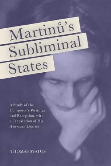 Cover of Martinu's Subliminal States