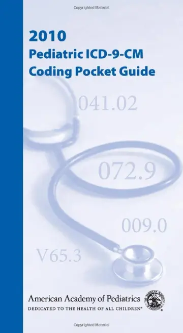 Cover of 2010 Pediatric ICD-9-CM Coding Pocket Guide