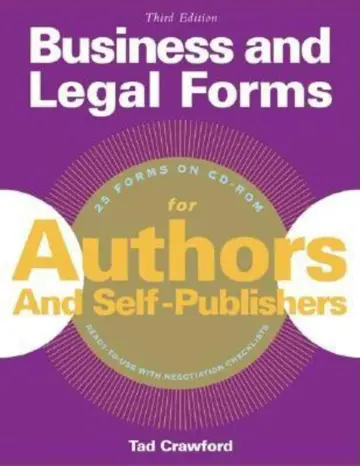 Cover of Business and Legal Forms for Authors and Self-Publishers