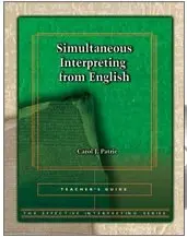 Cover of Simultaneous Interpreting from English