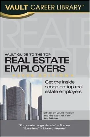 Cover of Vault Career Guide to Real Estate