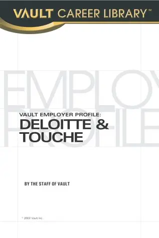 Cover of Deloitte & Touche 2003