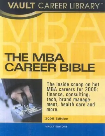 Cover of The Vault MBA Career Bible