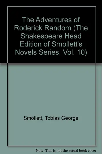 Cover of The Adventures of Roderick Random