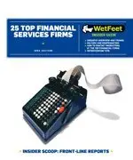 Cover of 25 Top Financial Services Firms 2008