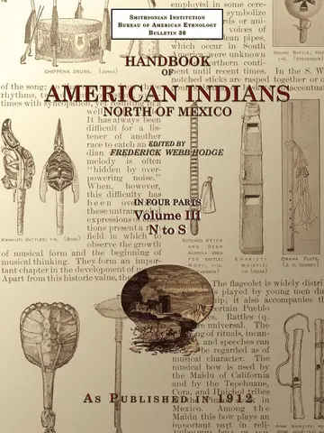 Cover of Handbook of American Indians North of Mexico