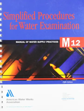Cover of Simplified Procedures for Water Examination