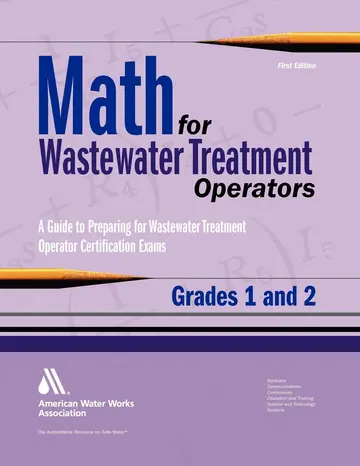Cover of Math for Wastewater Treatment Operators, Grades 1 and 2