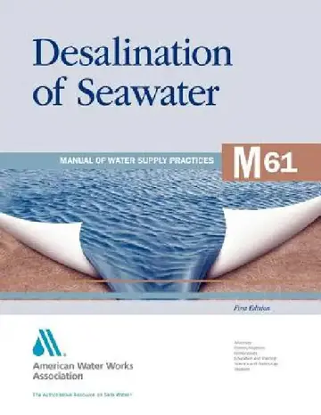 Cover of M61 Desalination of Seawater
