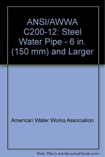 Cover of C200-12 Steel Water Pipe 6 Inch (150 mm) and Larger