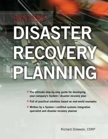 Cover of System I Disaster Recovery Planning