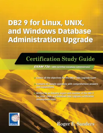Cover of DB2 9 for Linux, UNIX, and Windows Database Administration Upgrade