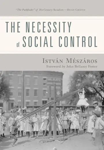 Cover of The Necessity of Social Control