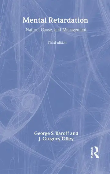 Cover of Mental Retardation