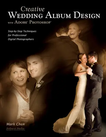 Cover of Creative Wedding Album Design with Adobe Photoshop