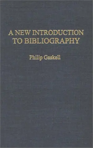 Cover of A New Introduction to Bibliography