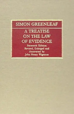 Cover of A Treatise on the Law of Evidence