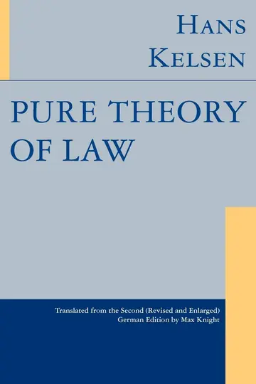 Cover of Pure Theory of Law