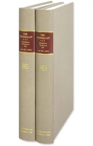 Cover of The Federalist (1802). 2 vols