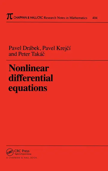 Cover of Nonlinear Differential Equations