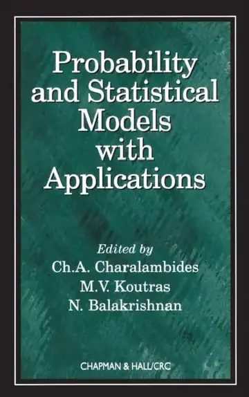 Cover of Probability and Statistical Models with Applications