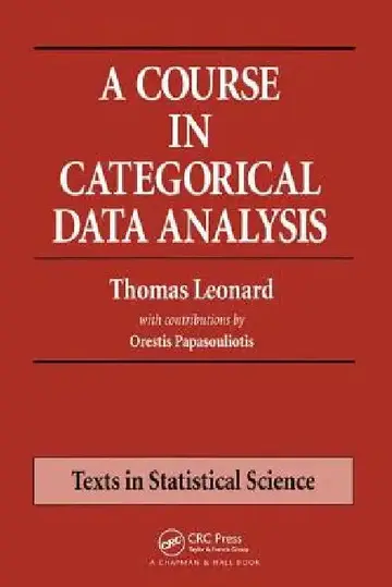 Cover of A Course in Categorical Data Analysis